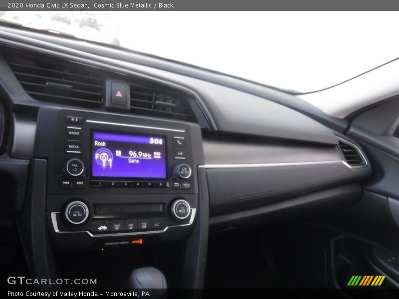 Cosmic Blue Metallic / Black 2020 Honda Civic LX Sedan
