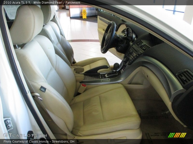 White Diamond Pearl / Parchment 2010 Acura TL 3.5