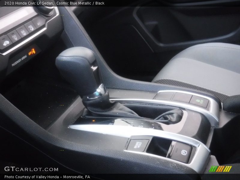 Cosmic Blue Metallic / Black 2020 Honda Civic LX Sedan