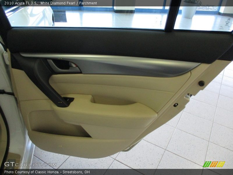 White Diamond Pearl / Parchment 2010 Acura TL 3.5
