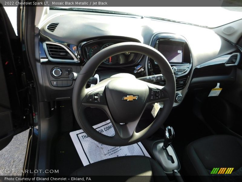 Mosaic Black Metallic / Jet Black 2022 Chevrolet Spark LT