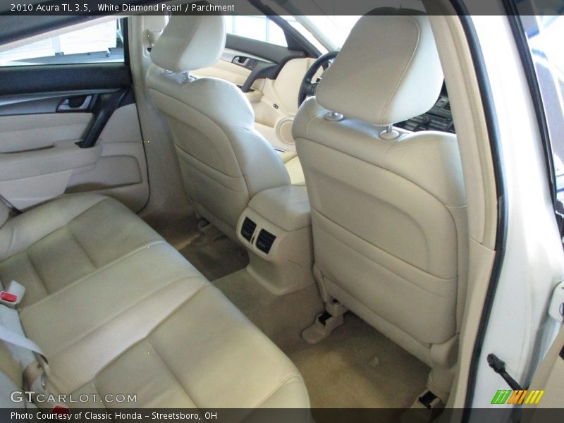 White Diamond Pearl / Parchment 2010 Acura TL 3.5