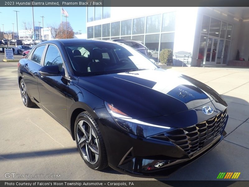 Phantom Black / Black 2023 Hyundai Elantra Limited