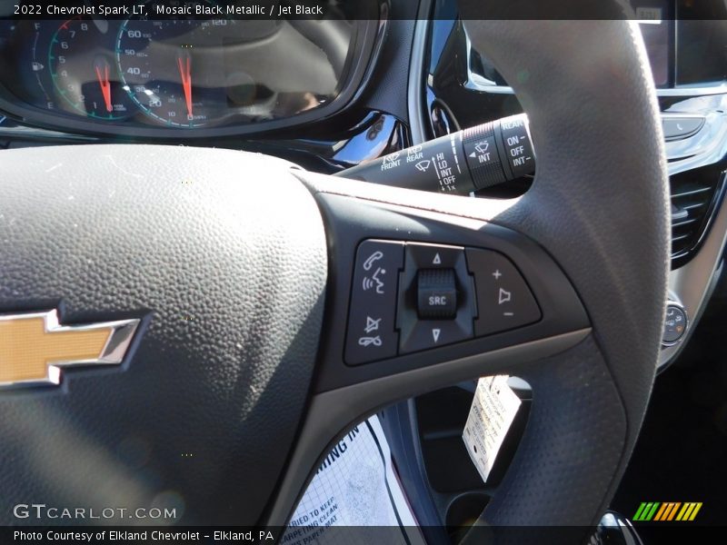 Mosaic Black Metallic / Jet Black 2022 Chevrolet Spark LT