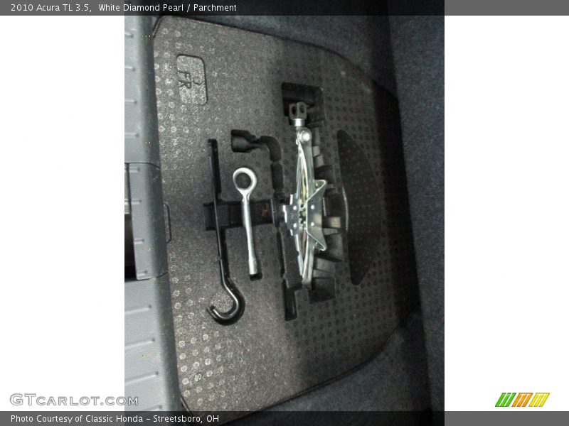 White Diamond Pearl / Parchment 2010 Acura TL 3.5