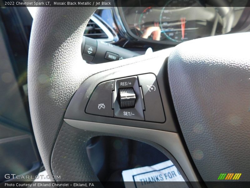 Mosaic Black Metallic / Jet Black 2022 Chevrolet Spark LT