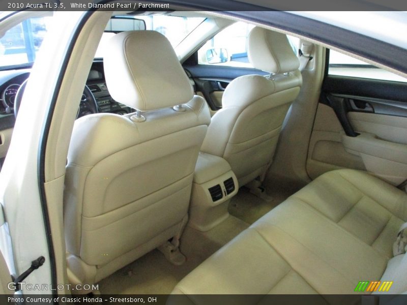 White Diamond Pearl / Parchment 2010 Acura TL 3.5