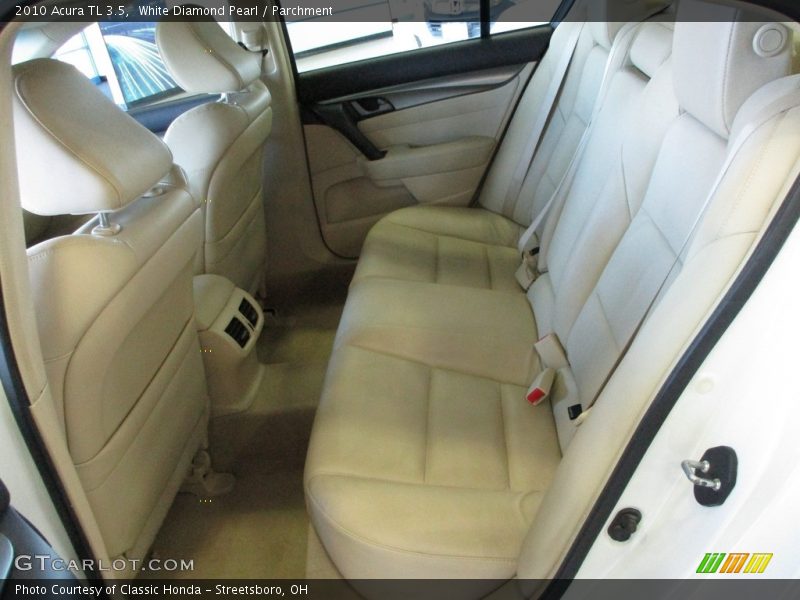 White Diamond Pearl / Parchment 2010 Acura TL 3.5