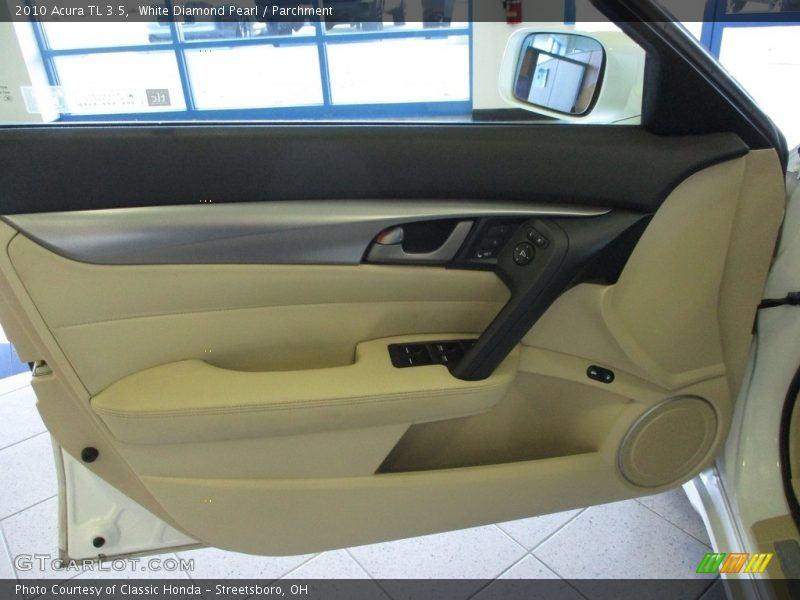 White Diamond Pearl / Parchment 2010 Acura TL 3.5