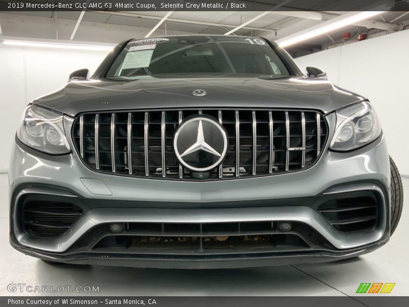 Selenite Grey Metallic / Black 2019 Mercedes-Benz GLC AMG 63 4Matic Coupe