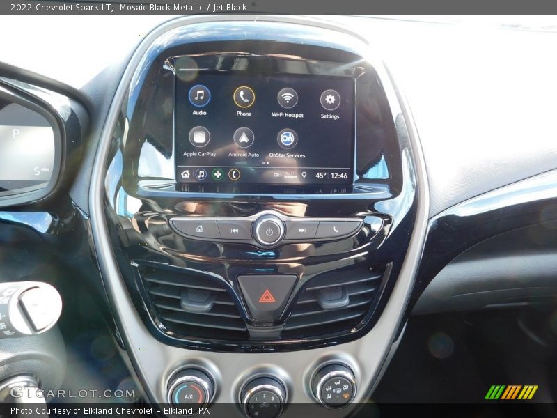 Mosaic Black Metallic / Jet Black 2022 Chevrolet Spark LT