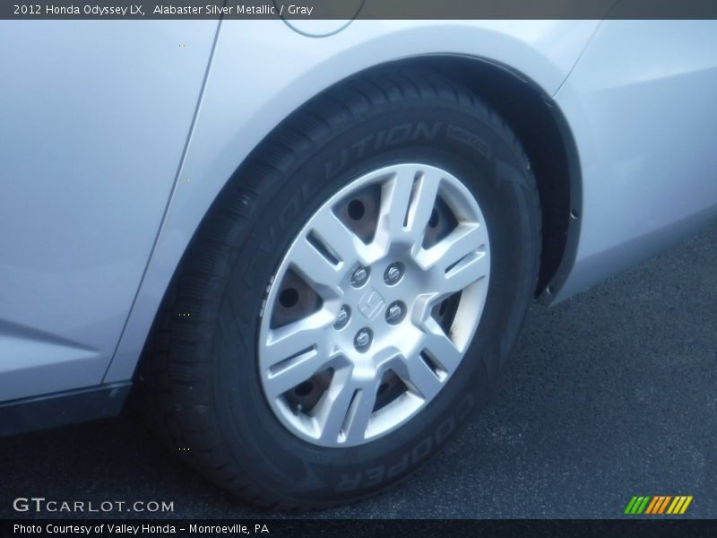 Alabaster Silver Metallic / Gray 2012 Honda Odyssey LX