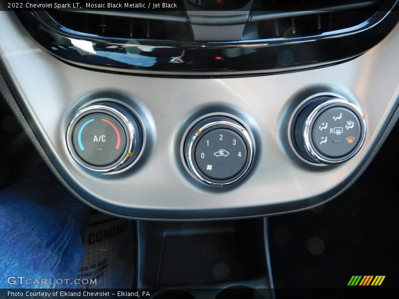 Mosaic Black Metallic / Jet Black 2022 Chevrolet Spark LT