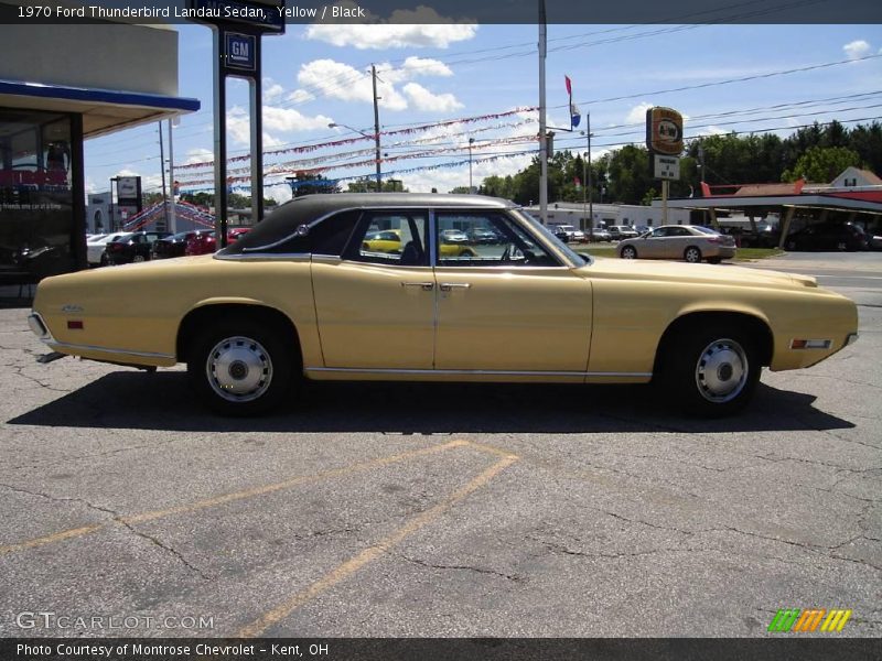 Yellow / Black 1970 Ford Thunderbird Landau Sedan