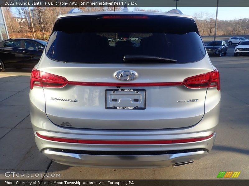 Shimmering Silver Pearl / Black 2023 Hyundai Santa Fe Calligraphy AWD