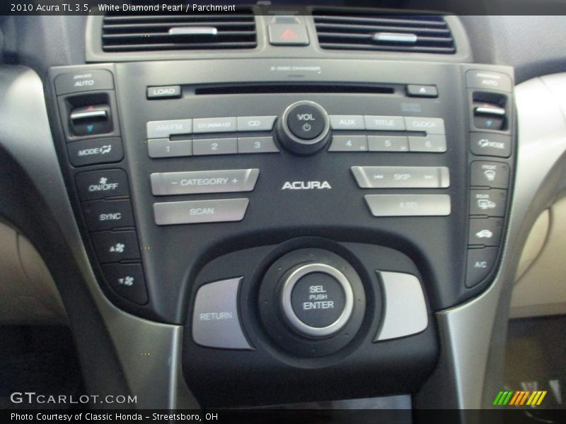White Diamond Pearl / Parchment 2010 Acura TL 3.5