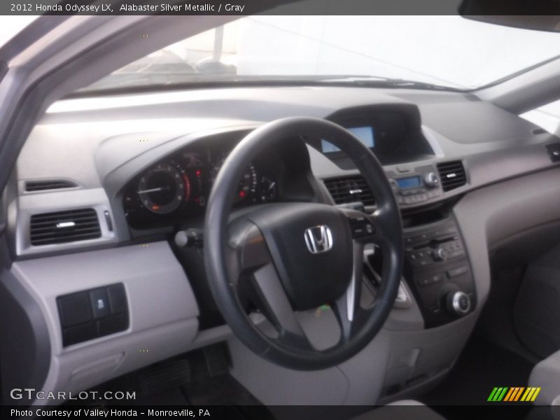 Alabaster Silver Metallic / Gray 2012 Honda Odyssey LX