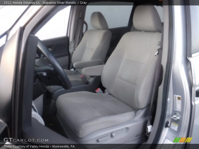 Alabaster Silver Metallic / Gray 2012 Honda Odyssey LX