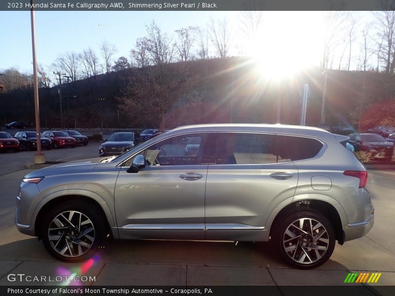  2023 Santa Fe Calligraphy AWD Shimmering Silver Pearl