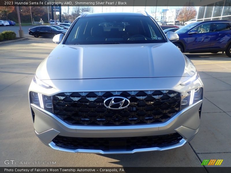 Shimmering Silver Pearl / Black 2023 Hyundai Santa Fe Calligraphy AWD