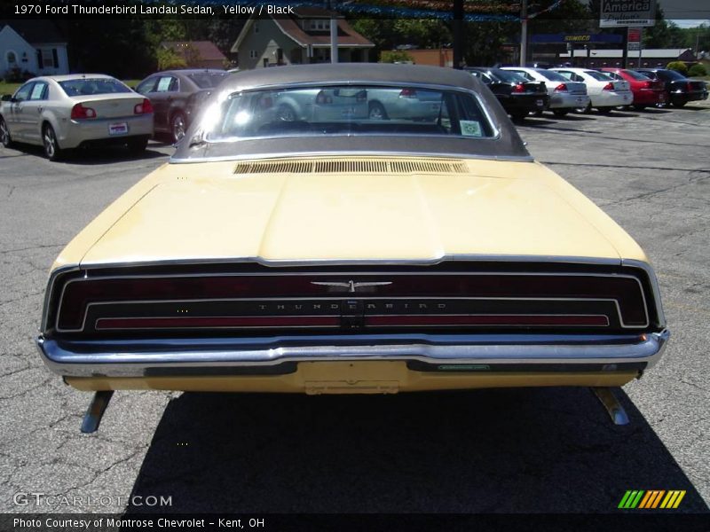 Yellow / Black 1970 Ford Thunderbird Landau Sedan