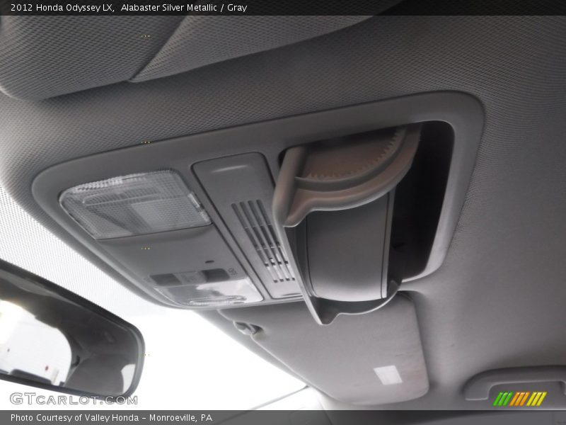 Alabaster Silver Metallic / Gray 2012 Honda Odyssey LX
