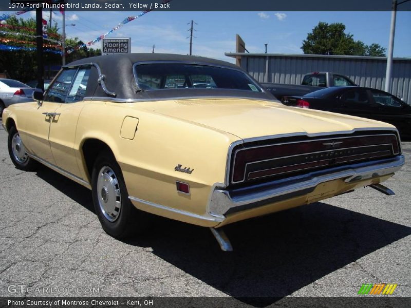 Yellow / Black 1970 Ford Thunderbird Landau Sedan