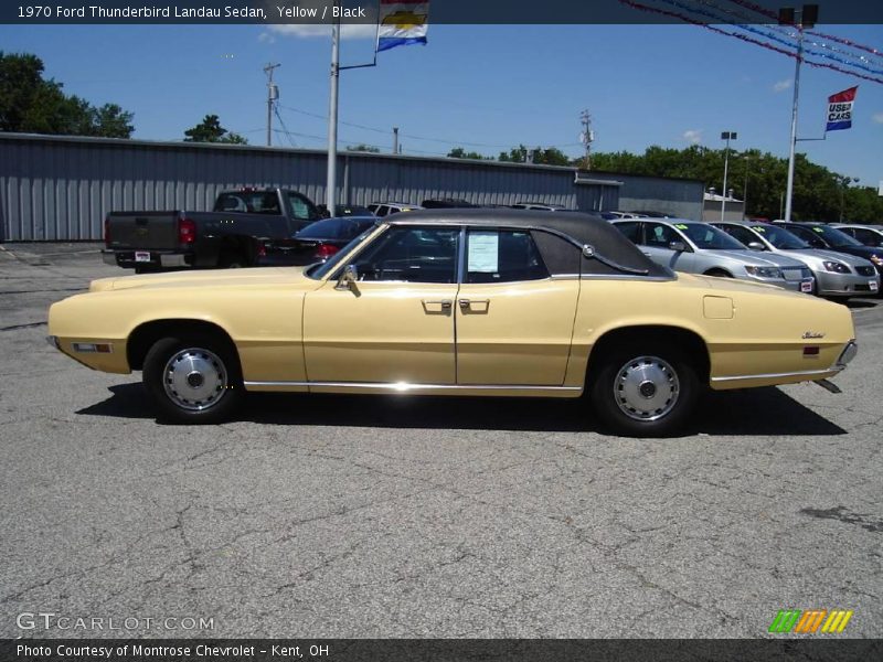 Yellow / Black 1970 Ford Thunderbird Landau Sedan