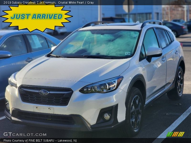 Crystal White Pearl / Gray 2019 Subaru Crosstrek 2.0i Premium