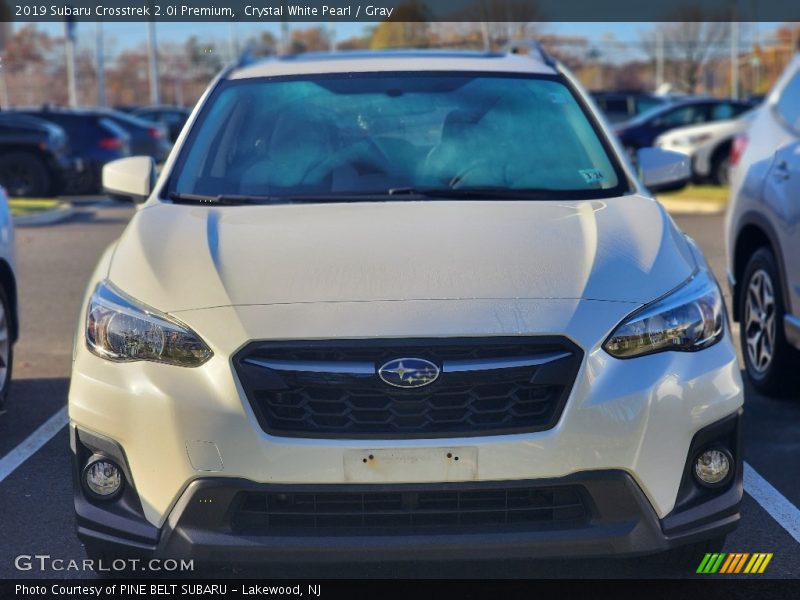 Crystal White Pearl / Gray 2019 Subaru Crosstrek 2.0i Premium