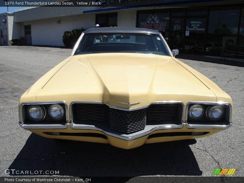 Yellow / Black 1970 Ford Thunderbird Landau Sedan