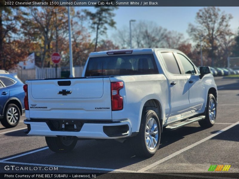 Summit White / Jet Black 2022 Chevrolet Silverado 1500 Limited Custom Crew Cab 4x4