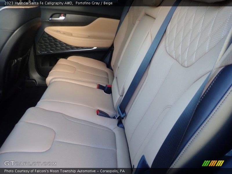 Rear Seat of 2023 Santa Fe Calligraphy AWD
