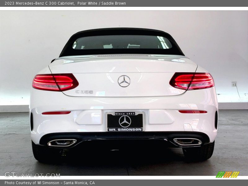 Polar White / Saddle Brown 2023 Mercedes-Benz C 300 Cabriolet