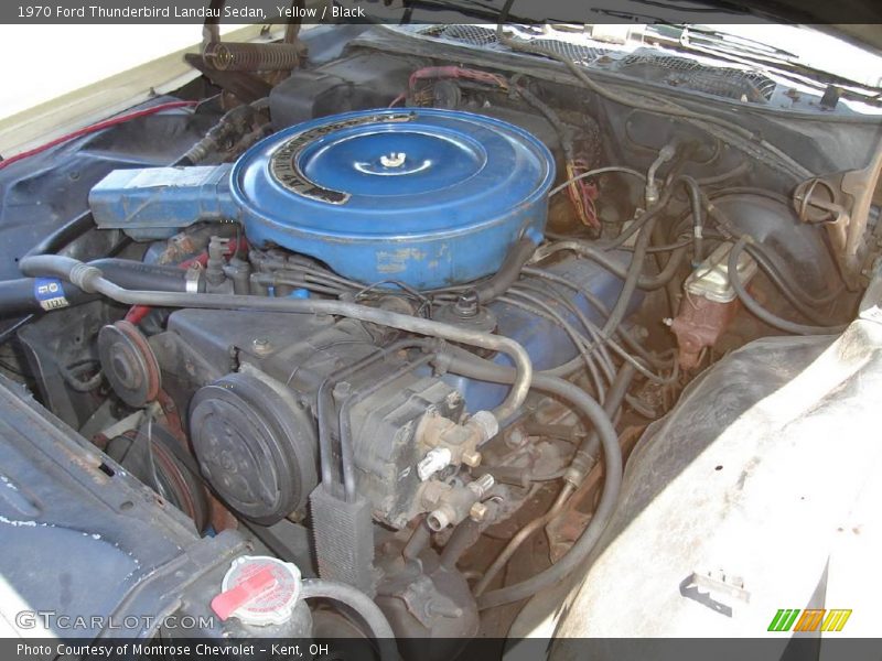 Yellow / Black 1970 Ford Thunderbird Landau Sedan