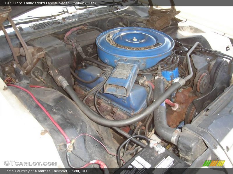Yellow / Black 1970 Ford Thunderbird Landau Sedan