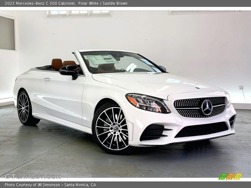 Front 3/4 View of 2023 C 300 Cabriolet
