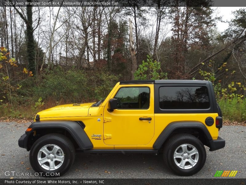 Hellayella / Black/Heritage Tan 2019 Jeep Wrangler Sport 4x4