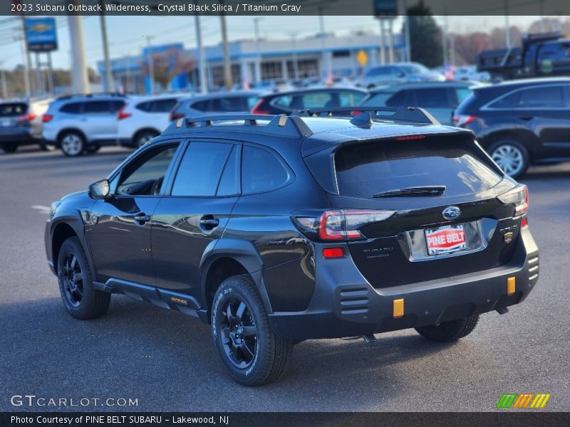 Crystal Black Silica / Titanium Gray 2023 Subaru Outback Wilderness