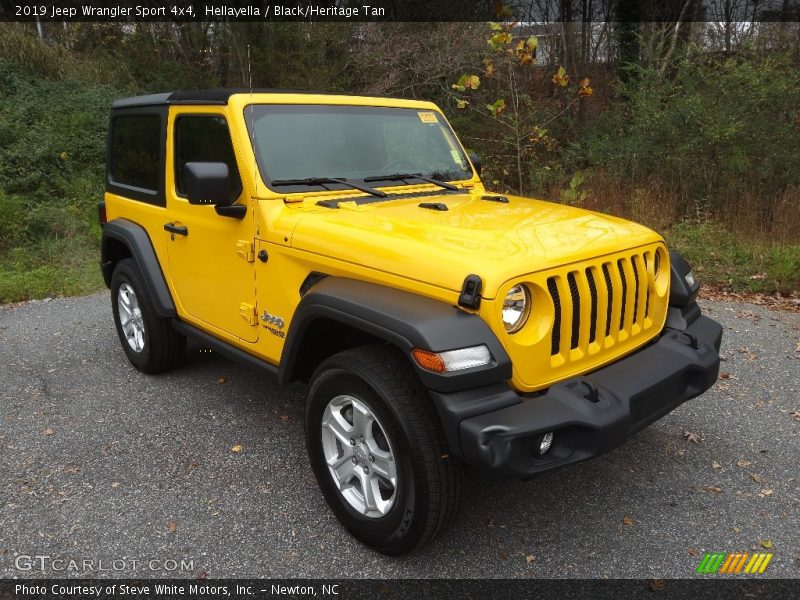 Hellayella / Black/Heritage Tan 2019 Jeep Wrangler Sport 4x4