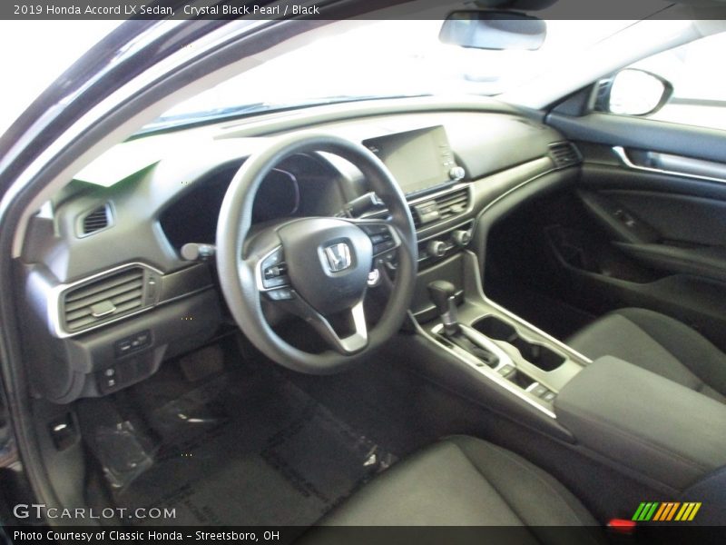 Crystal Black Pearl / Black 2019 Honda Accord LX Sedan