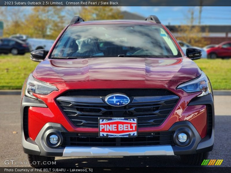 Crimson Red Pearl / Slate Black 2023 Subaru Outback 2.5i Limited