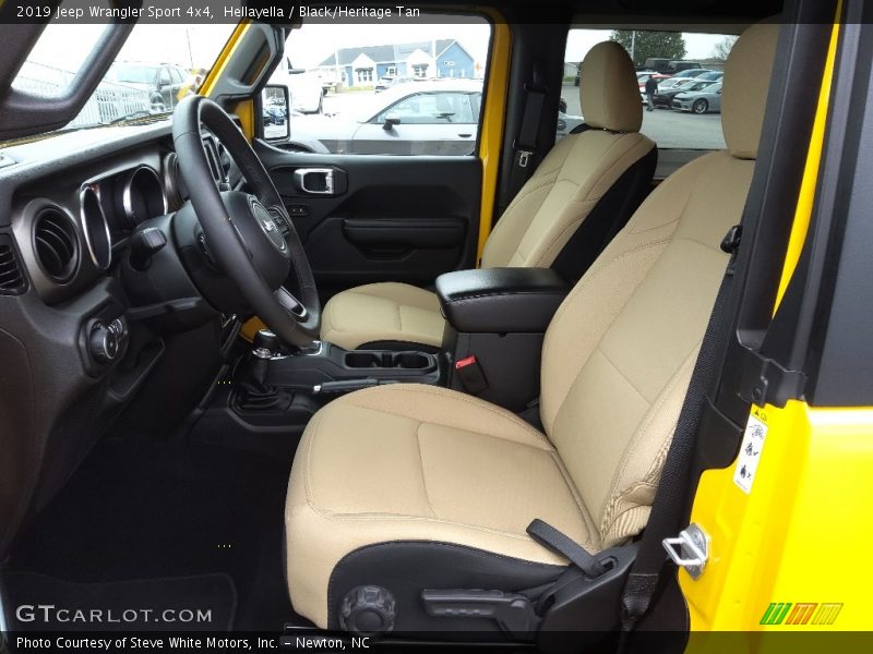 Hellayella / Black/Heritage Tan 2019 Jeep Wrangler Sport 4x4