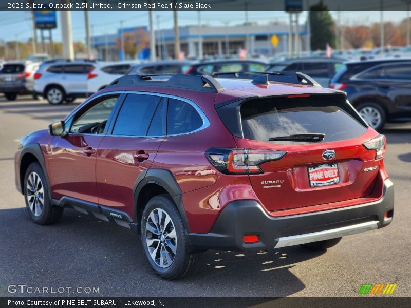 Crimson Red Pearl / Slate Black 2023 Subaru Outback 2.5i Limited