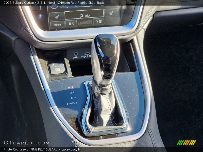 Crimson Red Pearl / Slate Black 2023 Subaru Outback 2.5i Limited