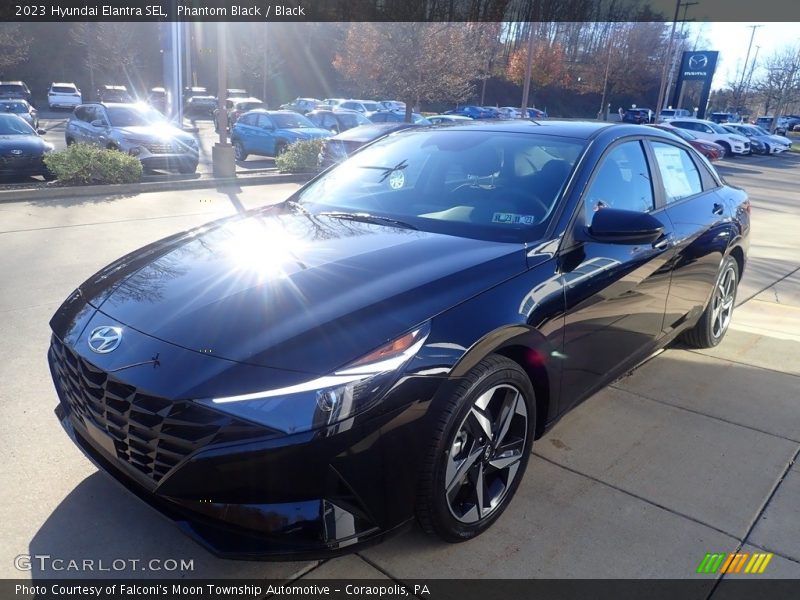 Phantom Black / Black 2023 Hyundai Elantra SEL