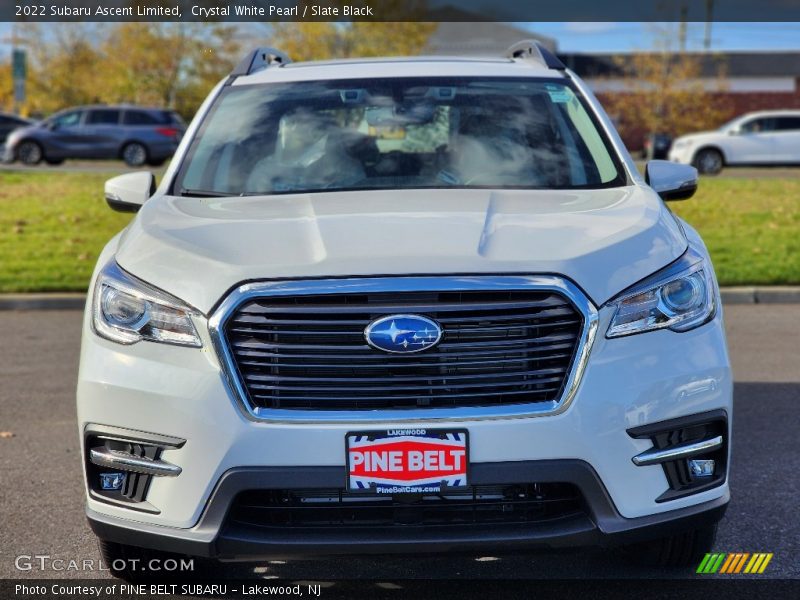 Crystal White Pearl / Slate Black 2022 Subaru Ascent Limited