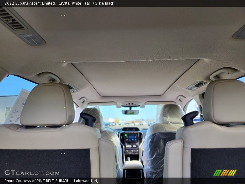 Crystal White Pearl / Slate Black 2022 Subaru Ascent Limited