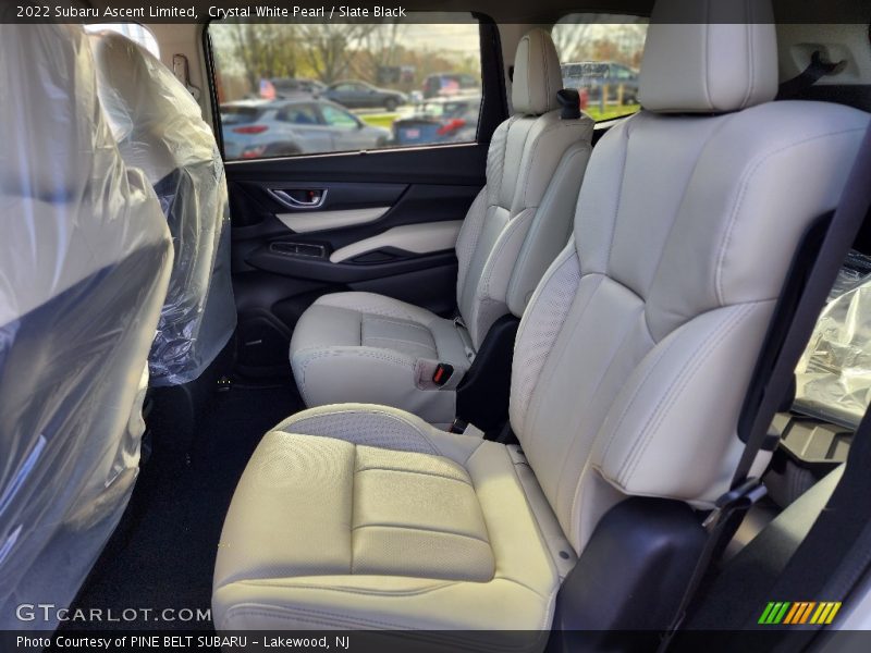 Crystal White Pearl / Slate Black 2022 Subaru Ascent Limited