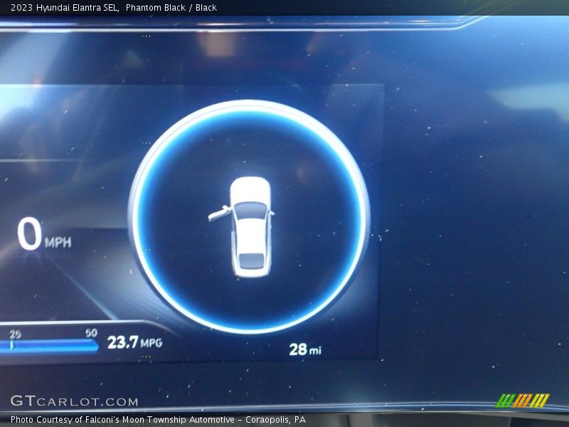 Phantom Black / Black 2023 Hyundai Elantra SEL